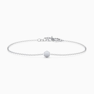 Hexagon Charm Bracelet