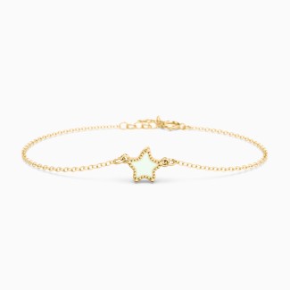 Starfish Bracelet with Cold Enamel
