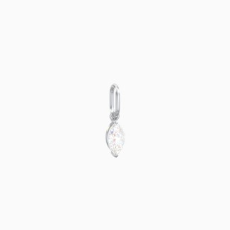 Marquise Gemstone Charm