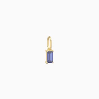 Baguette Gemstone Charm