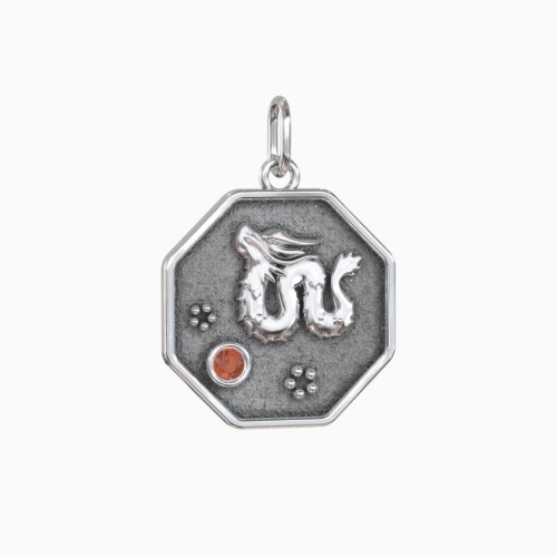 Year of the Dragon Engravable Zodiac Medallion Charm