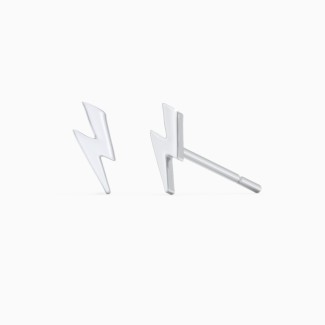 Lightning Bolt Stud Earrings
