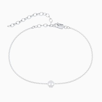 Skull Charm Anklet