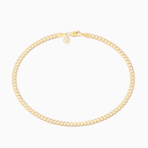 Open Curb Chain Anklet 9"