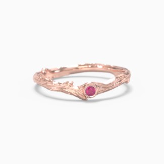 Organic Twig Textured Ring