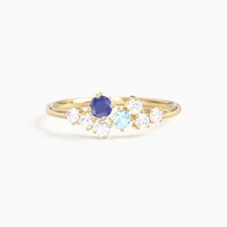 8-Stone Cluster Ring