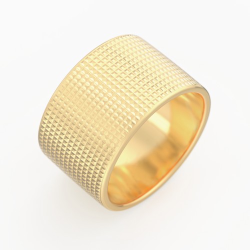 Cigar Band with Knurled Texture