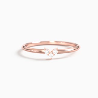 Dainty Stackable Cluster Accent Ring