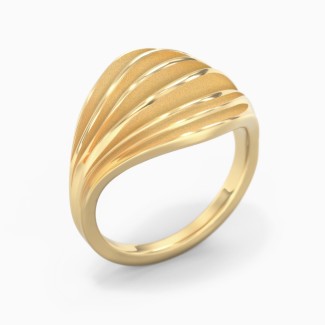 Wavy Statement Ring