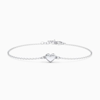 Puffed Heart Bracelet