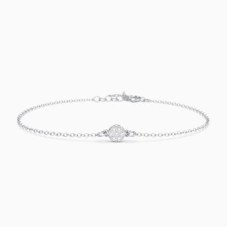 Pavé Disc Charm Bracelet