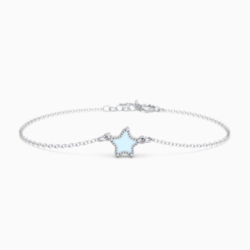 Starfish Bracelet with Cold Enamel