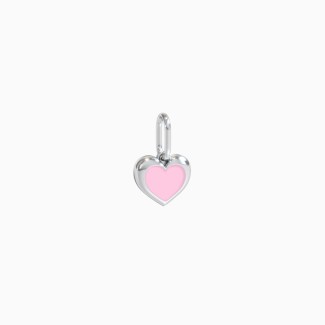 Dainty Cold Enamel Heart Charm