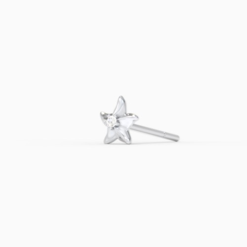 Starfish Single Stud With Accent