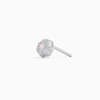 Ocean Collection Single Stud With Accent - Sea Urchin