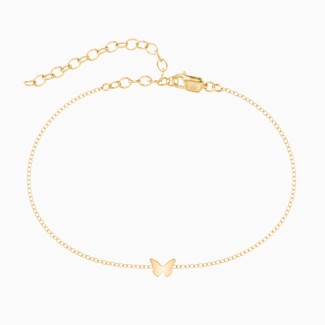 Butterfly Charm Anklet