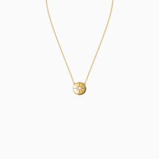 Starburst Disc Necklace