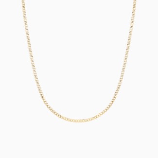 Open Curb Chain Necklace 16"