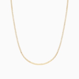 Open Curb Chain Necklace 18"