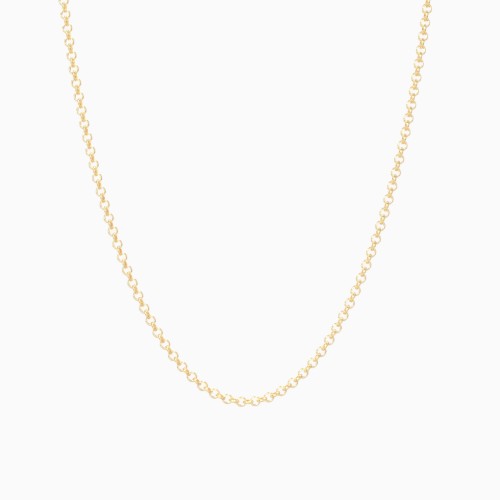 24" Gold Vermeil Cable Chain Necklace