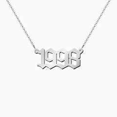Number Necklace for Boy Silver Athletes Number Chain India | Ubuy