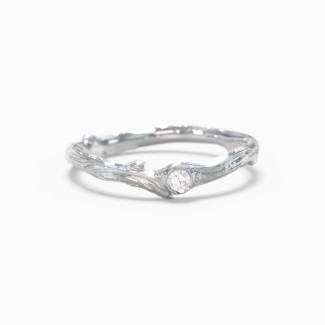 Organic Twig Textured Ring