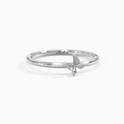Stacking Butterfly Ring