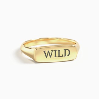 Bar Signet Ring