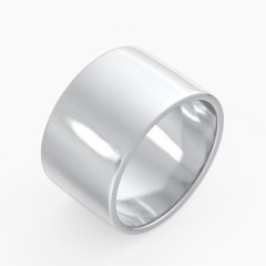 Wide Thick Chunky Band Ring, Statement Cigar Band Ring, Sterling Silver Ring  – AMYO Jewelry