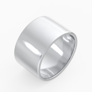 Sterling Silver Classic Cigar Band Ring With Polished Finish