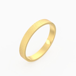 Classic Flat Band With Sand Finish