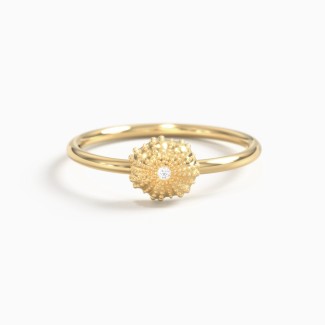 Sea Urchin Ring With Accent