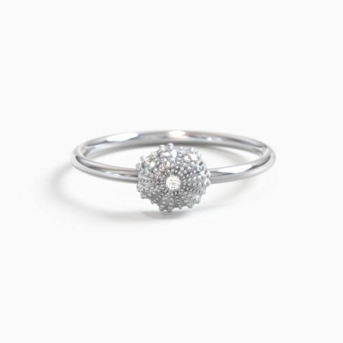 Sea Urchin Ring With Accent
