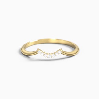 Contour Band with Curved Accents