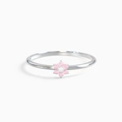White and Yellow Daisy Stacking Ring SL83 Details about   Sale Sterling Silver Jewellery 