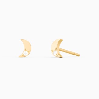 Scosha X Moon Stud Earrings
