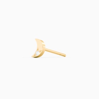 Scosha X Moon Stud Earrings