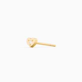 Scosha X Heart Stud Earrings