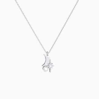 Scosha X Moon and Star Necklace with Accents