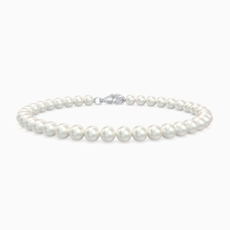 Freshwater Pearl Bracelet with Silver Clasp