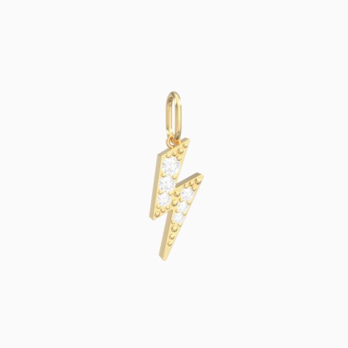Lightning Charm with Accents