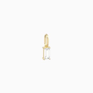 Baguette Gemstone Charm