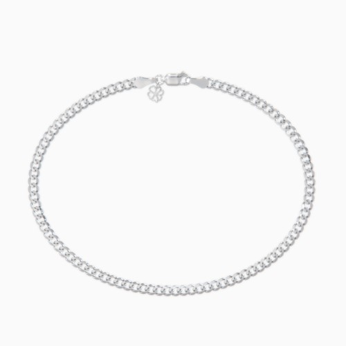 Open Curb Chain Anklet 10"