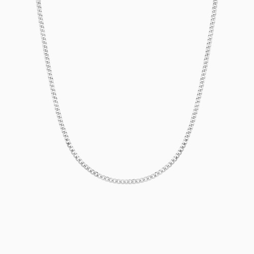 Open Curb Chain Necklace 14"