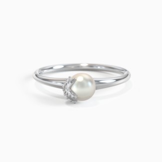 Starfish And Pearl Ring